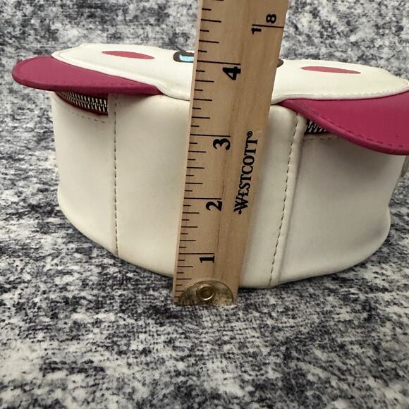 Kirby Bioworld Circle Crossbody Bag Purse Nintendo Pink White Missing Straps - Picture 11 of 14